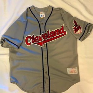 Vintage MLB CCM Cleveland Indians Jersey Med